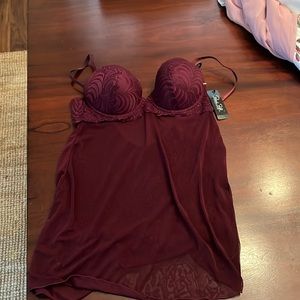 Burgundy sleepwear large